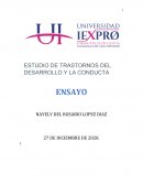 ESTUDIO DE TRASTORNOS DEL DESARROLLO Y LA CONDUCTA