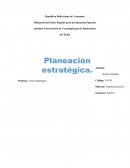 ¿Por qué la planeación estratégica requiere observar el interior de la empresa?