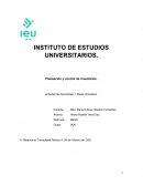 Planeación y control de inventarios. Actividad de Aprendizaje 1. Mapa conceptual