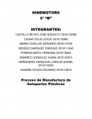 Proceso de Manufactura de Autopartes Plásticas