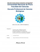 Estudio del ecosistema del bosque seco en la universidad nacional de Piura