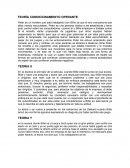 TEORÍA CONDICIONAMIENTO OPERANTE
