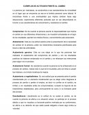 EJEMPLOS DE ACTITUDES FRENTE AL CAMBIO