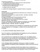 Ejercicio de negocio