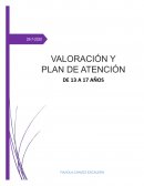 VALORACION Y PLAN DE ATENCIÓN