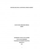 METODOLOGÍA PARA LA GESTIÓN DEL RIESGO: MAGERIT