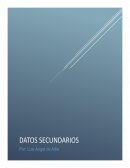 DATOS SECUNDARIOS