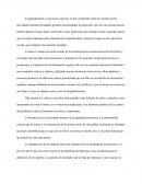 Actividad La globalización