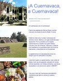 A Cuernavaca voy, a Cuernavaca