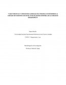Caracteristicas y condiciones laborales del personal de enfermeria al cuidado de pacientes con covid-19