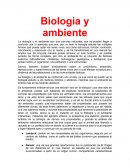 Biología y ambiente