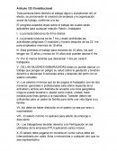 Resumen Articulo 123 Constitucional