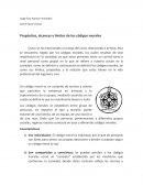 Propósitos, alcances y límites de los códigos morales