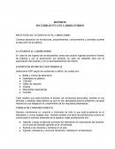 REPORTE SEGURIDAD EN LOS LABORATORIOS