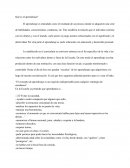 Qué es el aprendizaje?