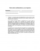 Taller sobre neoliberalismo y sus impactos