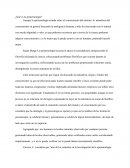 ¿Qué es la epistemología?