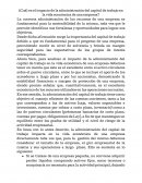 Cuál es el impacto de la administración del capital de trabajo en la vida económica de una empresa?
