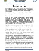 Historia de vida, niño de 8 años