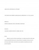 Reflexion sobre los estilos de aprendizaje