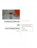 CONDUCCIÓN DE UN ELECTROSCOPIO