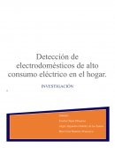 Detección de electrodomésticos de alto consumo eléctrico en el hogar