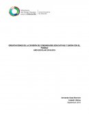 ORIENTACIONES DE LA DIVISIÓN DE COMUNIDADES EDUCATIVAS Y UNIÓN CON EL PUEBLO