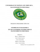 MÁQUINA FRESADORA TIPO CNC