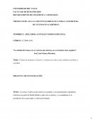 La unidad del ensayo no es externa sino interna, no es mecánica sino orgánica