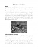 Sistema de produccion primario, secundario y terciario