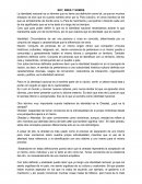 Nacionalidad mexicana. SOY, ERES Y SOMOS