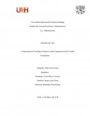 Comportamiento Psicológico Durante Cambio Organizacional En Unidad Hospitalaria