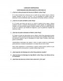 Cuestionario discurso Martin Luther King