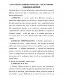 Ubicación del Derecho Administrativo dentro del Derecho en General