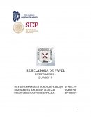 RESICLADORA DE PAPEL