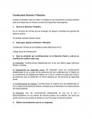Cuestionario Derecho Tributario