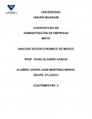 ANALISIS SOCIOECONOMICO DE MEXICO
