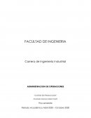 Administracion de operaciones “Costos de produccion”