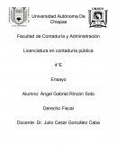 Ensayo sobre derecho constitucional