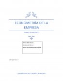 ECONOMETRÍA DE LA EMPRESA