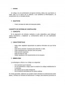 Sistema de codificación contable