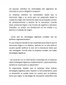 ¿El proceso satisface las necesidades del segmento de mercado al cual va dirigida la empresa?