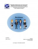 Decisiones sobre un Producto