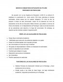 SERVICIO COMUNITARIO ESTUDIANTE DE 5TO AÑO