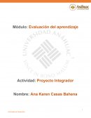 Módulo: Evaluación del aprendizaje