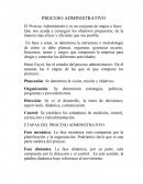 ETAPAS DEL PROCESO ADMINISTRATIVO