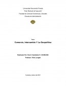 Comercio, Intercambio Y La Geopolítica