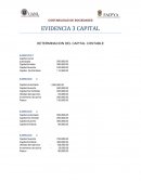 CONTABILIDAD DE SOCIEDADES EVIDENCIA 3 CAPITAL