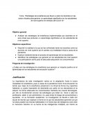 Estrategias de enseñanza en tiempos del Covid-19