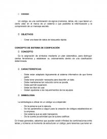 Sistema de codificación contable. Página 1